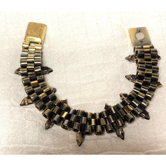 Beautiful Iosselliani Bracelet, w/original Box, Black & Gold Tone, Rare Find. - Picture 7 of 9